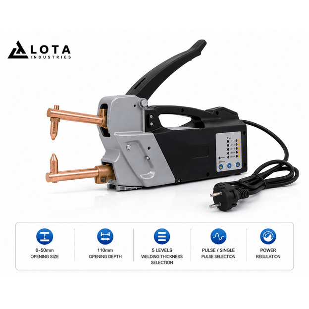 Taškinio suvirinimo aparatas 8900A 230V 0.6-2 mm
