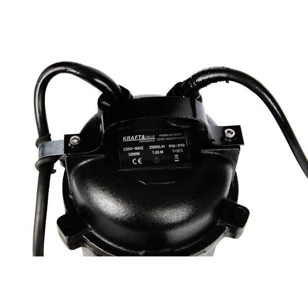 Drenažinis siurblys 3200W 220V/50Hz su smulkintuvu