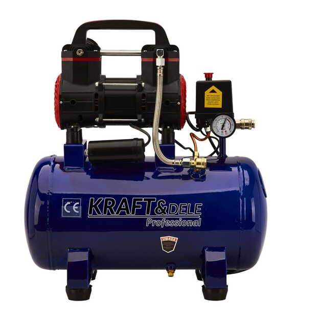Kraftdele KD2128 Betepalinis oro kompresorius 24 l, 1390 W, 220 l/min