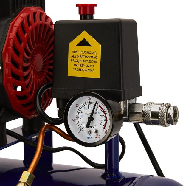 Kraftdele KD2128 Betepalinis oro kompresorius 24 l, 1390 W, 220 l/min