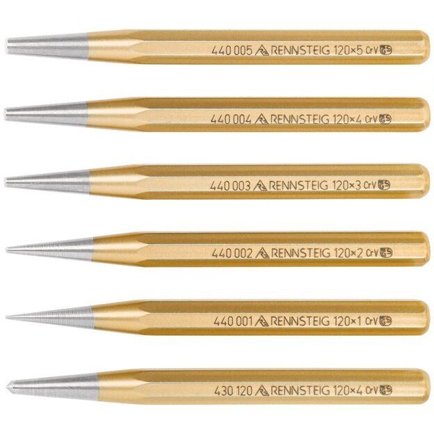 Centro žymeklių rinkinys 6vnt. RENNSTEIG 2