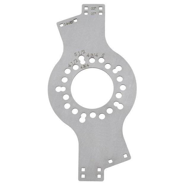 Ratlankių ir padangų suderinamumo matuoklis (5 skylių) 2