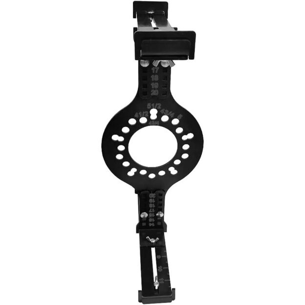 Ratlankių ir padangų suderinamumo matuoklis (5 skylių) 9