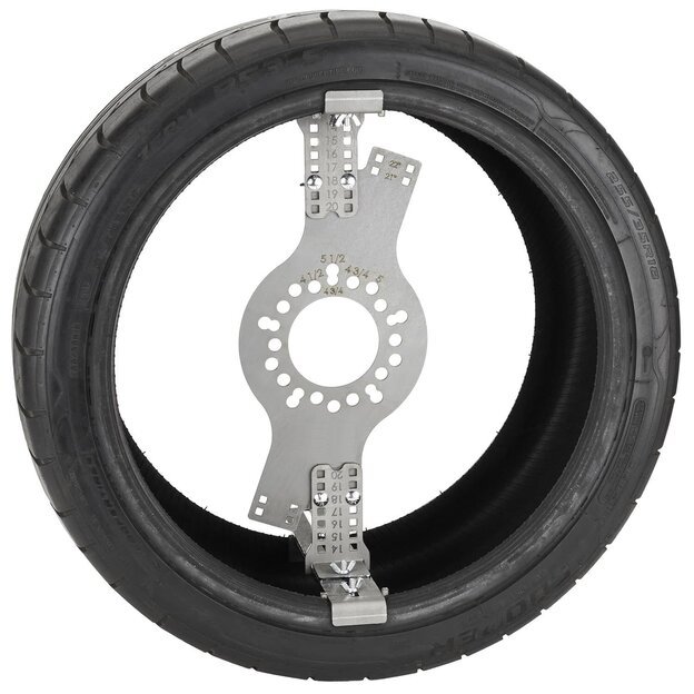 Ratlankių ir padangų suderinamumo matuoklis (5 skylių) 3