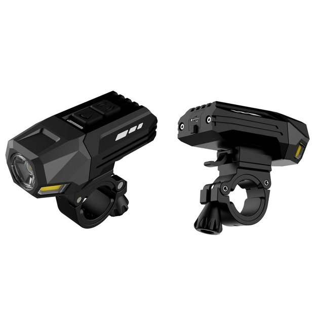 Dviračio priekinis žibintas P8+COB (4W) (įkraunamas)