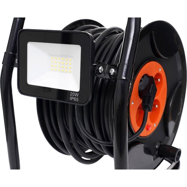 Prailgintuvas su rite 30m ir 20W LED šviestuvu 7