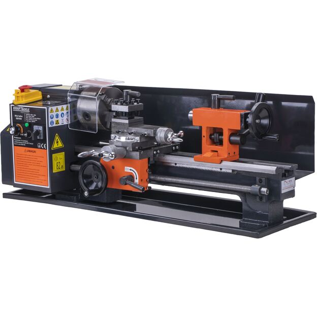 Mini stalinės metalo tekinimo staklės KRAFT&DELE KD5358 550 W 2500 aps./min. 1