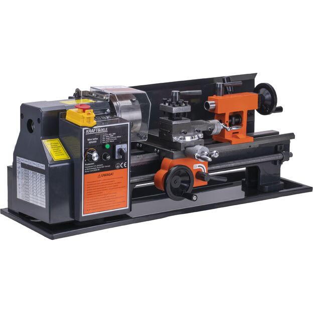 Mini stalinės metalo tekinimo staklės KRAFT&DELE KD5358 550 W 2500 aps./min.