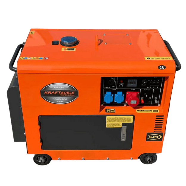 Dyzelinis generatorius 7000W 12/230/380V + ATS 1