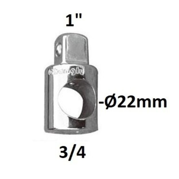 Adapteris 3 krypčių 3/4  - 1 