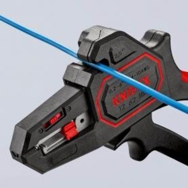 Self adjusting insulation stripper 180mm (0.2-6mm²) KNIPEX