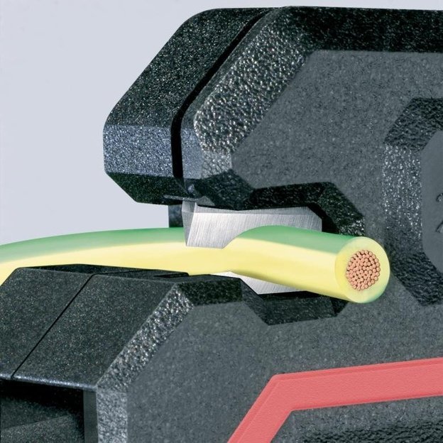 Self adjusting insulation stripper 180mm (0.2-6mm²) KNIPEX
