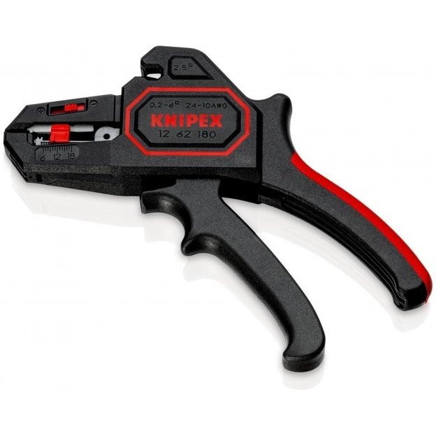Self adjusting insulation stripper 180mm (0.2-6mm²) KNIPEX