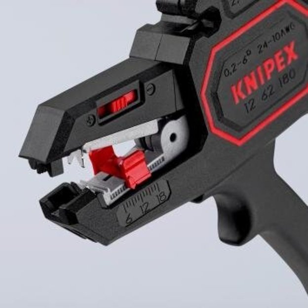Self adjusting insulation stripper 180mm (0.2-6mm²) KNIPEX