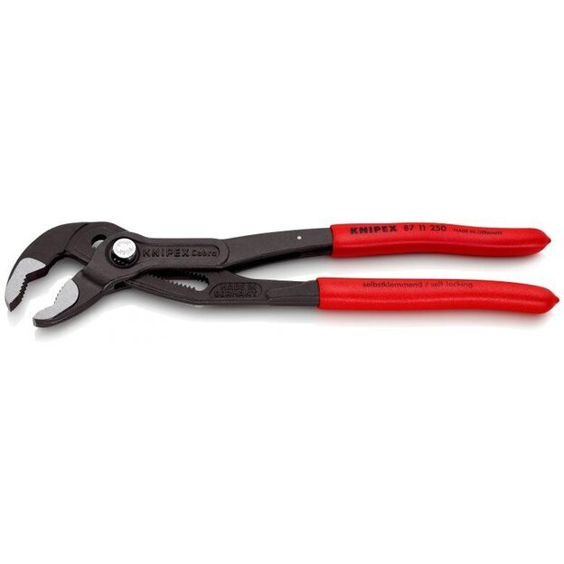 Santechninės replės 250mm KNIPEX (su fiksavimu)