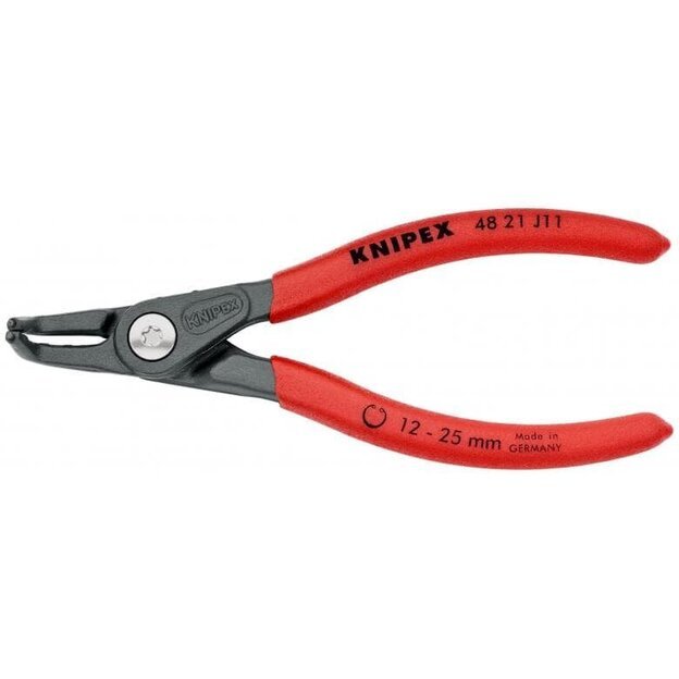 Replės vidiniams žiedams. Lenktos 130mm (Ø12-25mm) KNIPEX