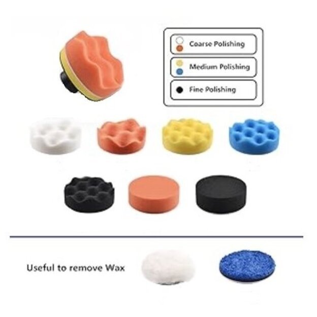 Car detailing 75mm kit 54pcs 3