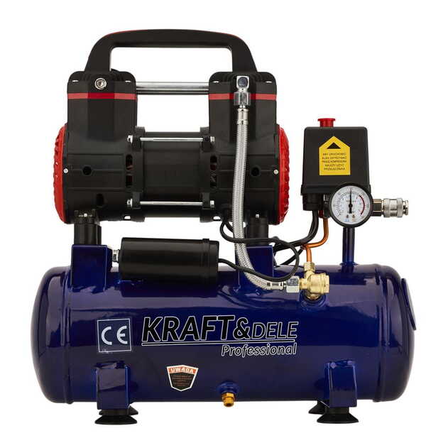 Kraftdele KD2127 Betepalinis oro kompresorius 9L 1200W 155L/MIN