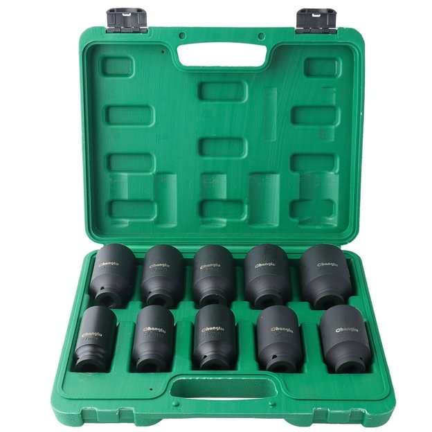 1/2  Prailgintų smūginių galvučių rinkinys (27-41mm) 10vnt.