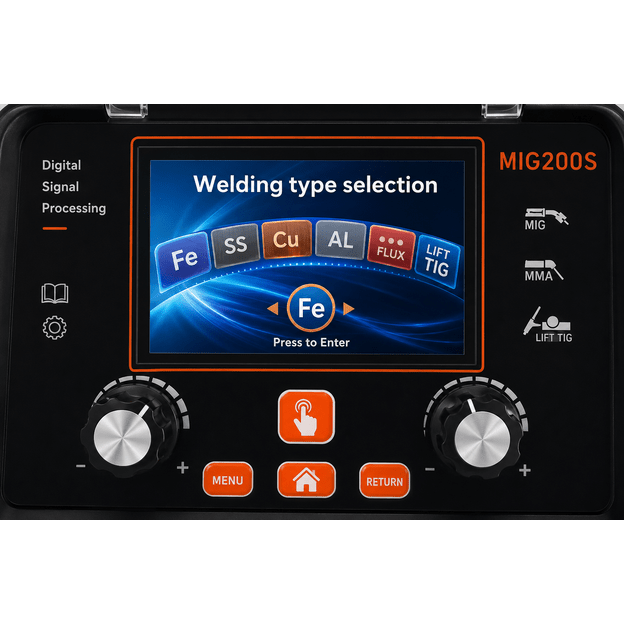 Semi-automatic welding machine MIG/MAG MMA TIG LIFT 220A
