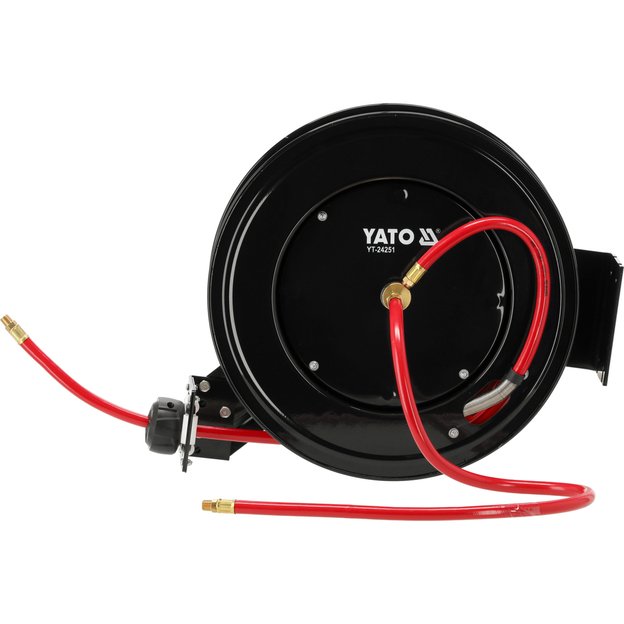 YATO YT-24251 Metalinė automatinė oro žarna su rite | 20 m | Ø9.5 mm | PVC 2