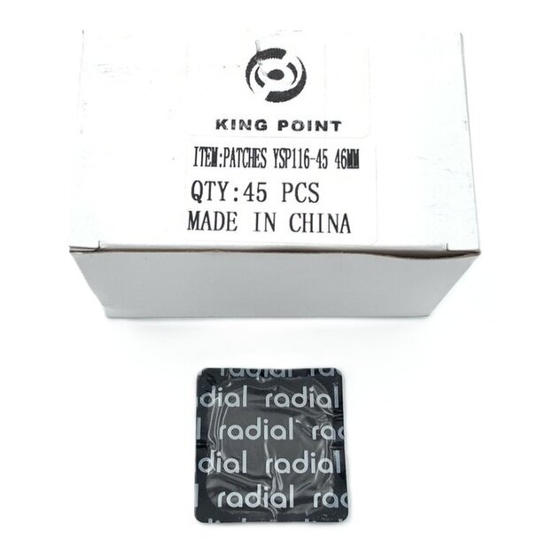 Universal square tire patch 45mm (45pcs) 2