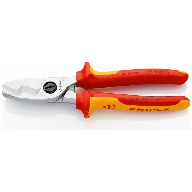 Cable shears insulated VDE 200mm KNIPEX