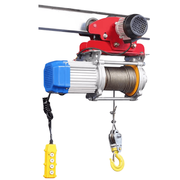 Elektrinė kėlimo gervė 1500 kg / 750 kg, 30 m, 220 V, su elektriniu vežimėliu