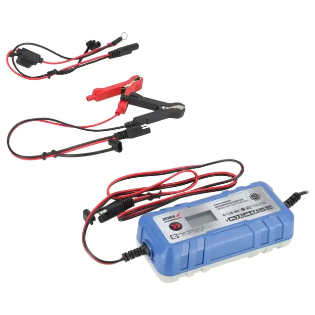 Mikroprocesorinis akumuliatoriaus įkroviklis 6/12V DEDRA DEPM019LFP 3