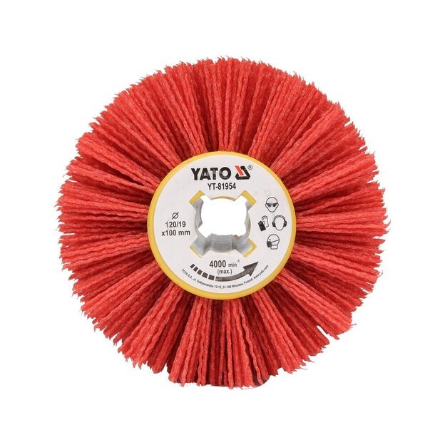 Cilindrinis nailoninis &scaron;epetys 120x100mm pavir&scaron;iaus &scaron;lifavimo įrankiui 2