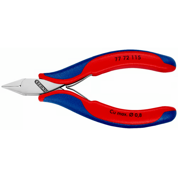 &Scaron;oninio kirpimo replės elektromechanikai 115mm KNIPEX 3
