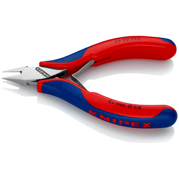 &Scaron;oninio kirpimo replės elektromechanikai 115mm KNIPEX 1