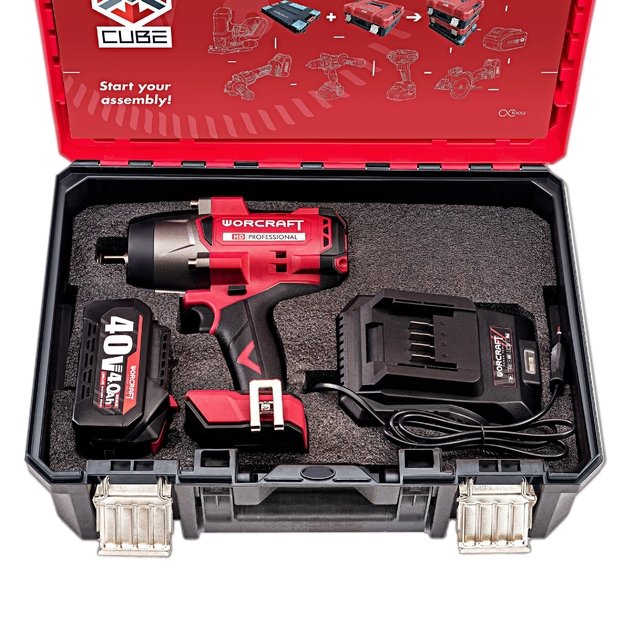 Akumuliatorinis smūginis veržliasukis 3/4   2600Nm 40V LI-ION (pl.dėž.) 21