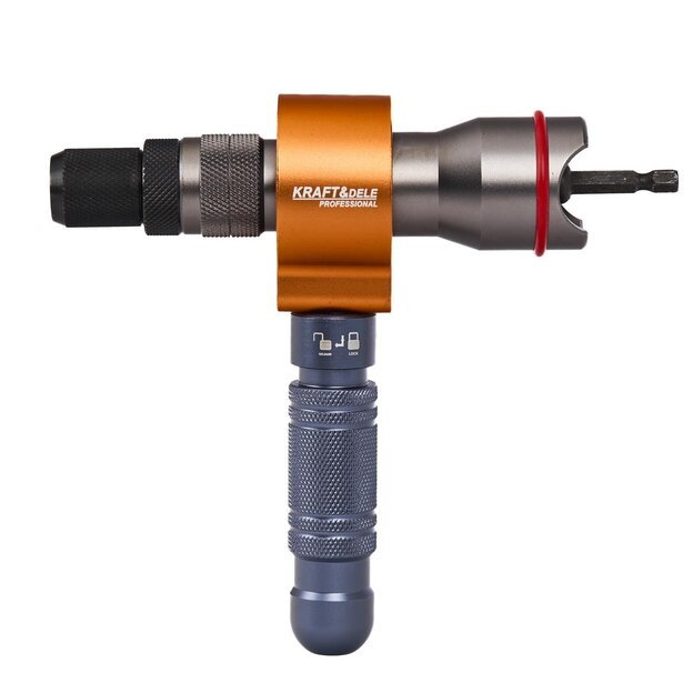 Kniediklio adapteris 3in1 srieginėms kniedėms M3-M12 suktuvui/gręžtuvui 5