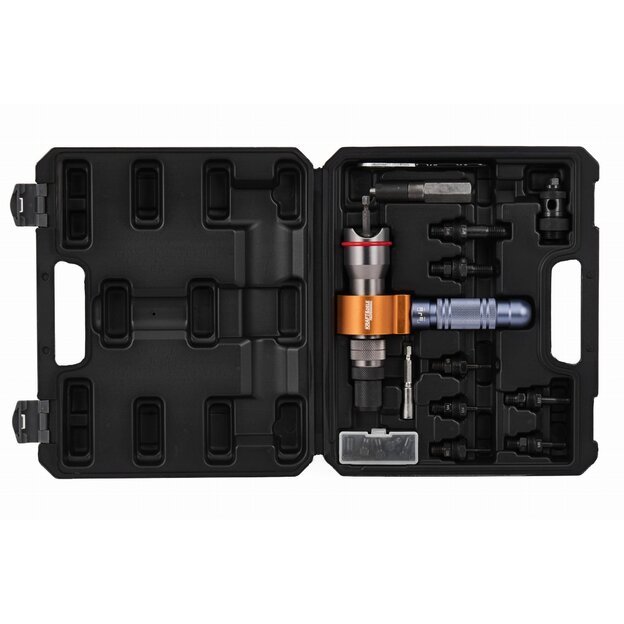 Kniediklio adapteris 3in1 srieginėms kniedėms M3-M12 suktuvui/gręžtuvui 3