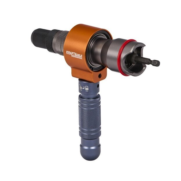 Kniediklio adapteris 3in1 srieginėms kniedėms M3-M12 suktuvui/gręžtuvui 4
