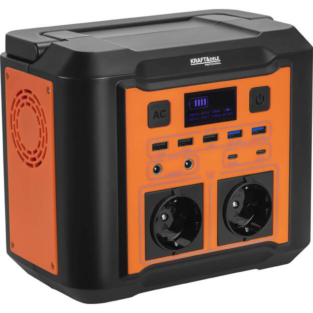 Nešiojama įkrovimo stotelė KRAFT&DELE KD5531 296Wh 300W (500W Peak) 1