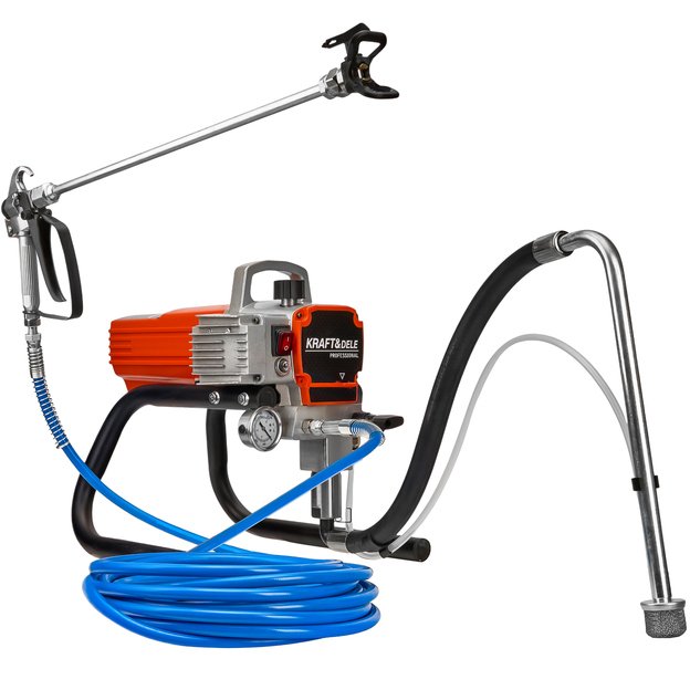 Hidrodinaminis dažymo aparatas KRAFT&DELE KD5796 1500 W 2,5 l/min su priedais