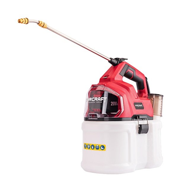 Akum. slėginis purk&scaron;tuvas WORCRAFT 8l 20V LI-ION (Be akumuliatoriaus ir įkroviklio)