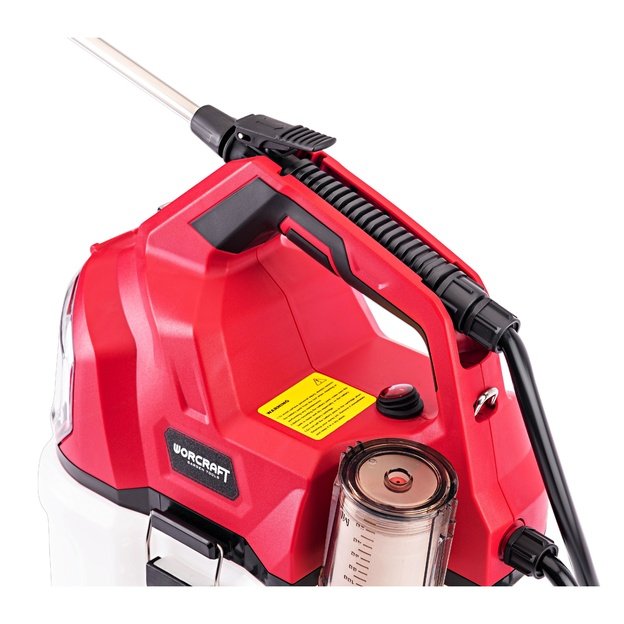 Akum. slėginis purk&scaron;tuvas WORCRAFT 8l 20V LI-ION (Be akumuliatoriaus ir įkroviklio)