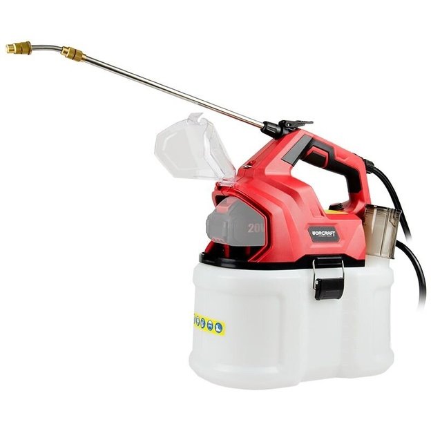 Akum. slėginis purk&scaron;tuvas WORCRAFT 8l 20V LI-ION (Be akumuliatoriaus ir įkroviklio)