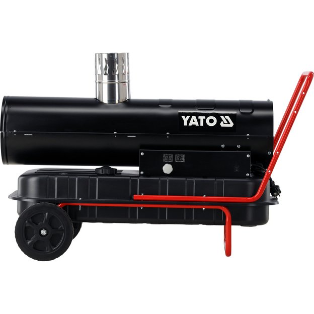Dyzelinis  šildytuvas YATO YT-99739 | 30 kW | 50 l | Su dūmų išvedimu