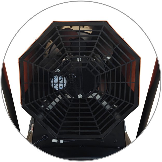 Dyzelinis šildytuvas KRAFT&DELE KD5960, 60 kW, 38 l, su termostatu