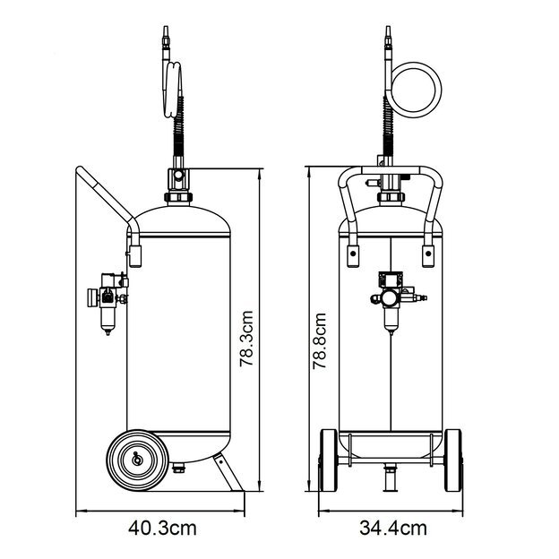 Soda blaster 7 gallon (26L) 1