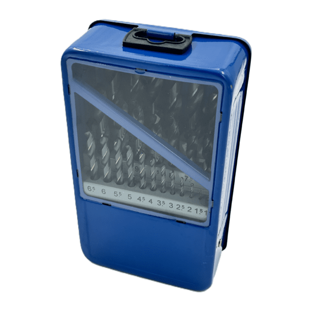 Grąžtų metalui rinkinys HSS M35 (25vnt) 1.0-13.0mm(cobalt)