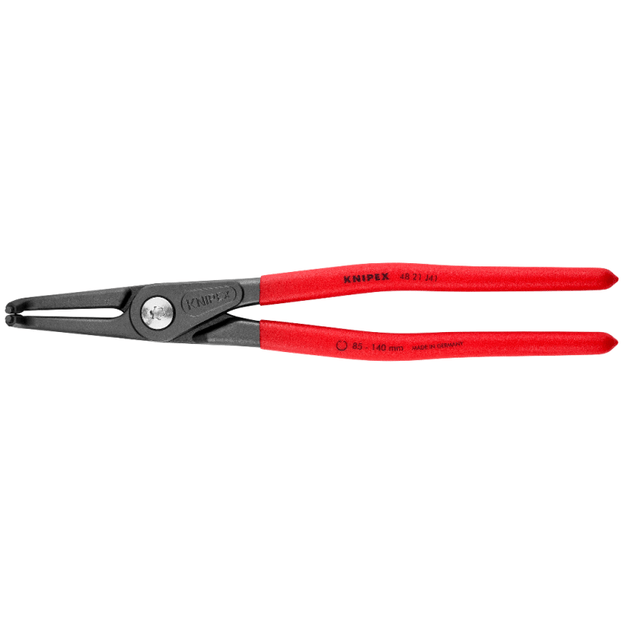 Replės vidiniams žiedams. Lenktos 305mm (Ø85-140mm) KNIPEX