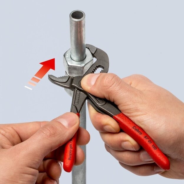 Santechninės replės KNIPEX Cobra su fiksavimu