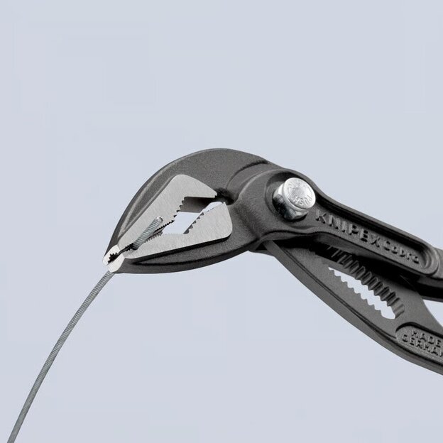 Water pump pliers long jaw KNIPEX SLIM Cobra with locking 180mm 4