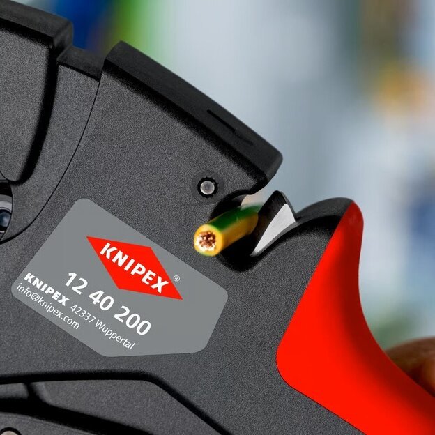 Replės laidų nuvalymui 200mm (0.03–10.0 mm²) KNIPEX Evostrip 1 Replės laidų nuvalymui 200mm (0.03–10.0 mm²) KNIPEX Evostrip 1