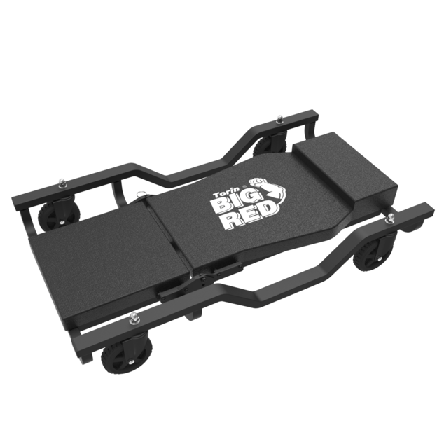 Vežimėlis po automobiliu su pneumatiniu nugaros atlošu 1 Vežimėlis po automobiliu su pneumatiniu nugaros atlošu 1